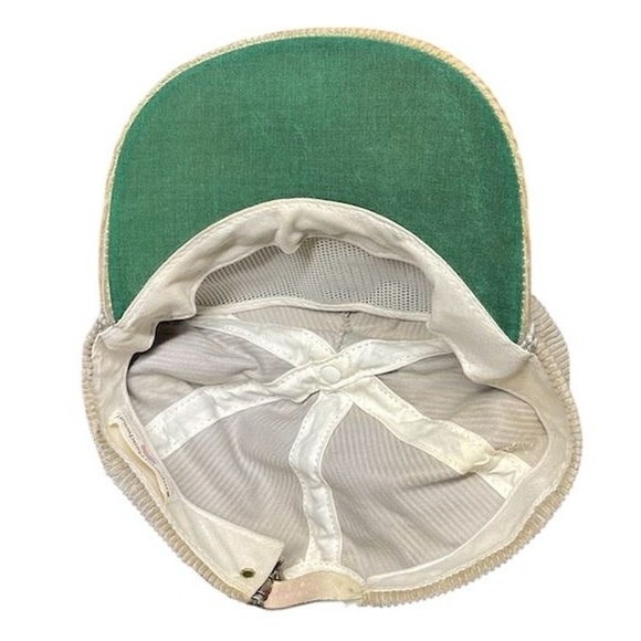 Vintage Beige “TLC” tour hat Corduroy Cap with Front Emblem - Picture 6 of 8